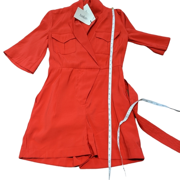 BNWT Ba&sh Calia Romper - Ruby - Picture 6 of 16